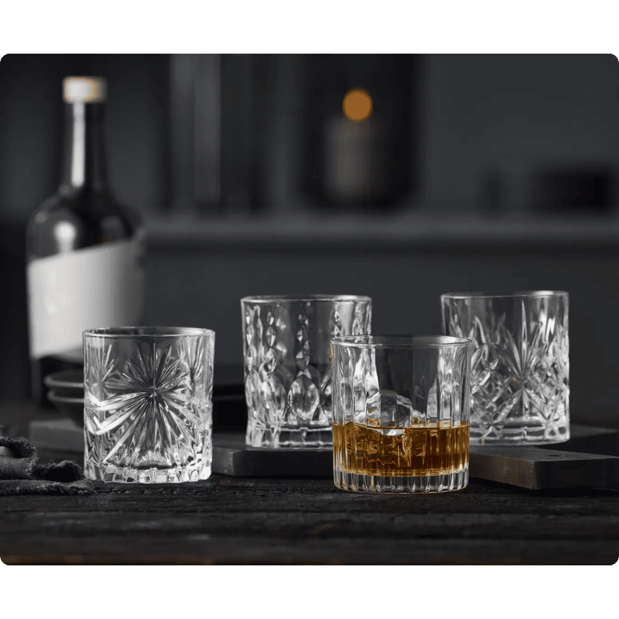 Lyngby Glas Whisky 30 cl 4 stk, Selection